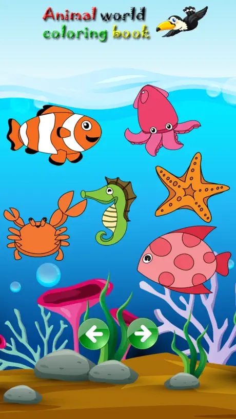libro para colorear animales para Aprender
