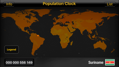 Population Clock HD screenshot