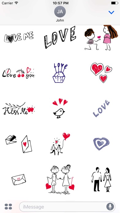 Love Doodle Sticker Pack screenshot 4