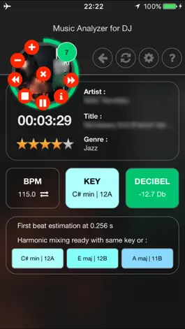 Game screenshot Music analyzer for DJ apk