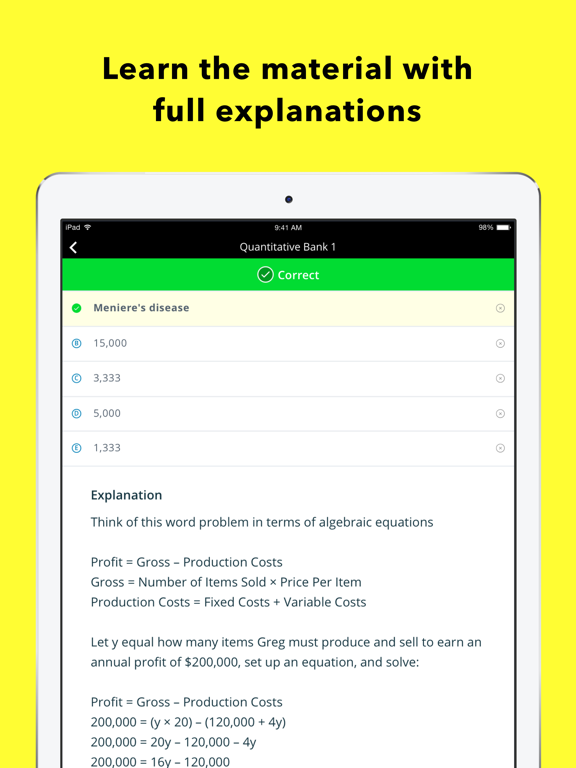Screenshot #6 pour GMAT Practice For Dummies