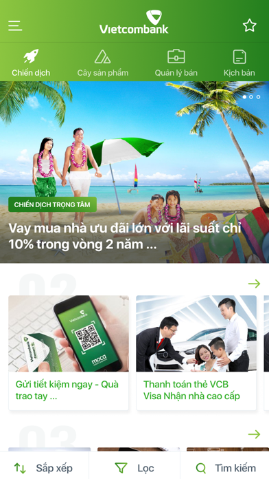 VCB SalesApp screenshot