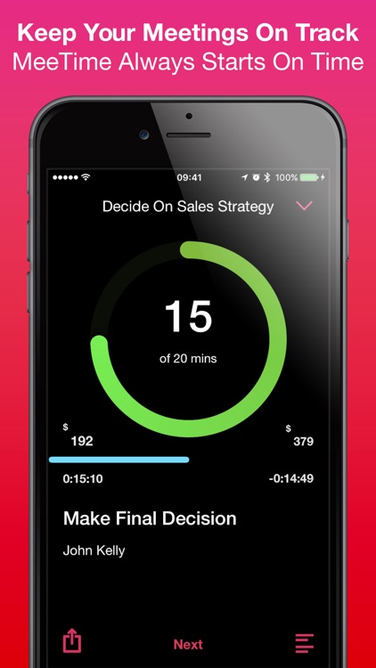 MeeTime Meeting Timer screenshot-0