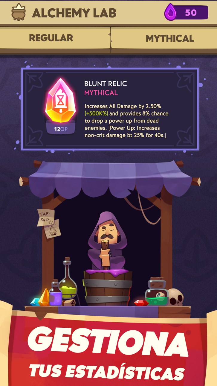 Almost a Hero - Idle Adventure iOS Mod IPA screenshot 3 - iOS game interface