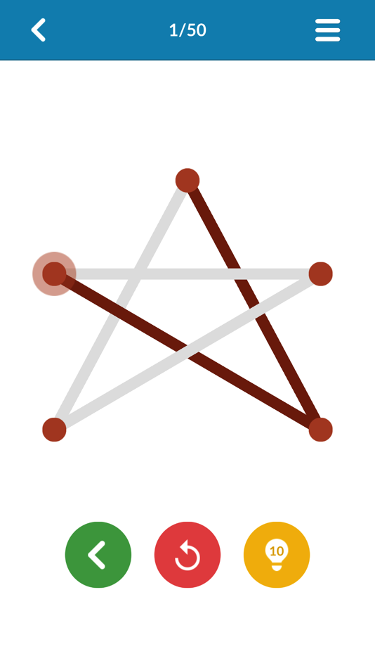 #3. One Line – Connect all points (iOS) 由: Vadim Shendrikov