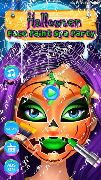 Screenshot #1 pour Halloween Face Paint Spa Party