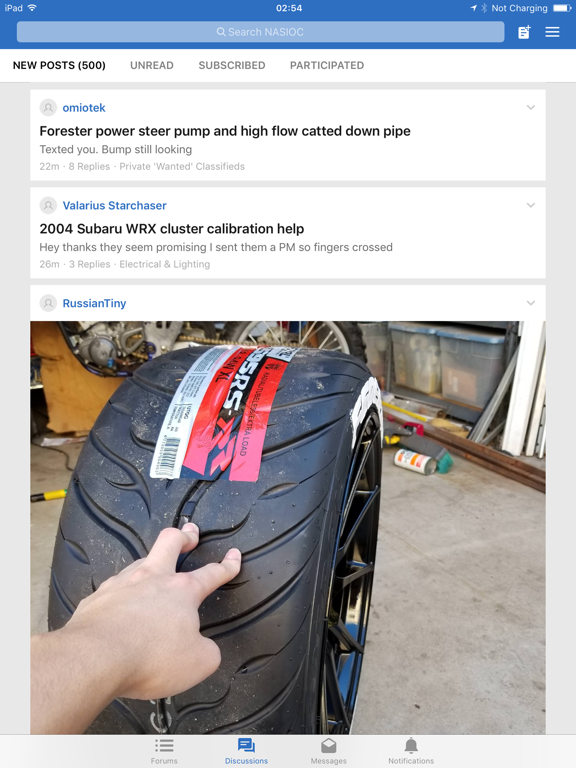 NASIOC iPad screenshot 4 - Social Networking app