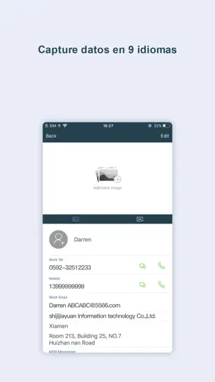Captura de pantalla de Business Card Scanner&Samcard en iPhone 2