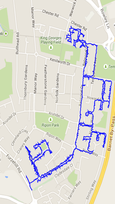 Screenshot #2 pour GPS Logger Tracking on Map