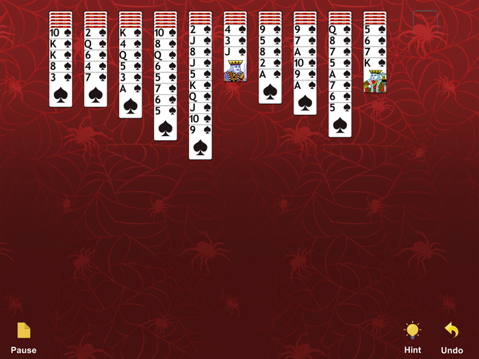 Spider Solitaire Card Game