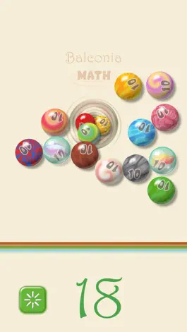 Game screenshot Balconia Math : 21 Marbles apk