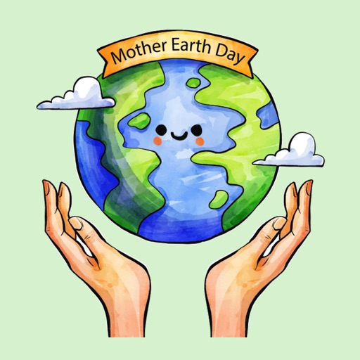 Cute Mother Earth Day Stickers icon