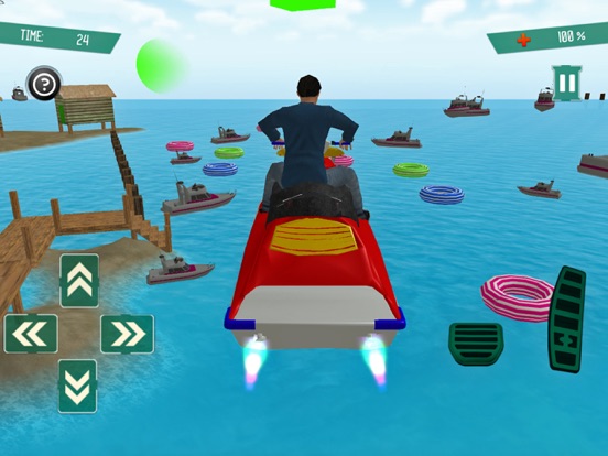 Screenshot #4 pour Flying Jetski Simulator 2018