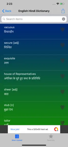 Game screenshot English Hindi Language Diction apk