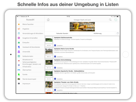 Erlangen Stadt und Land iPad screenshot