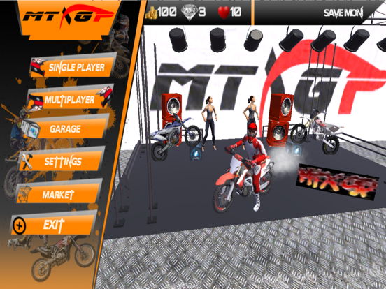 MTX GP: Motor-cycle Racing 3D iPad app afbeelding 1