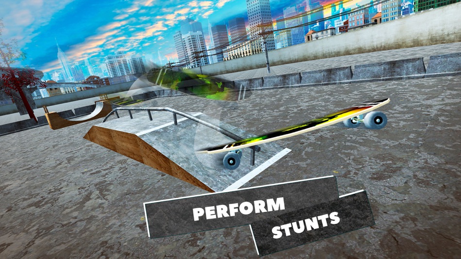 #2. True Touchgrind Skate Race 3D (iOS) 由: Juliia Blokhina