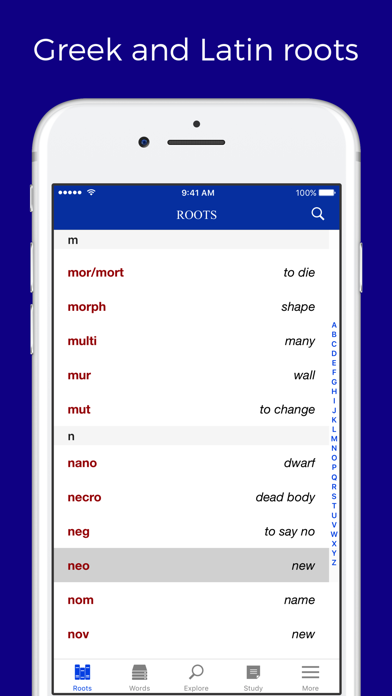 How to cancel & delete Classical roots and words from iphone & ipad 1