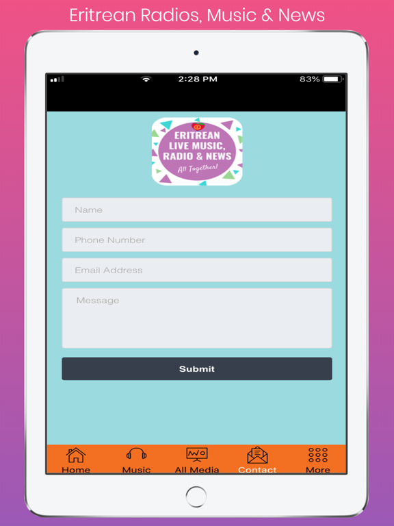 Eritrean Radios, Music & News iPad screenshot 6 - Music app