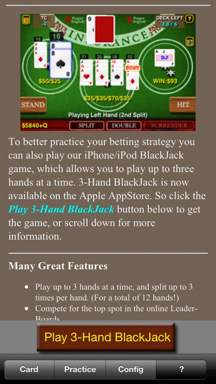 BlackJack Teacher +HD screenshot-3