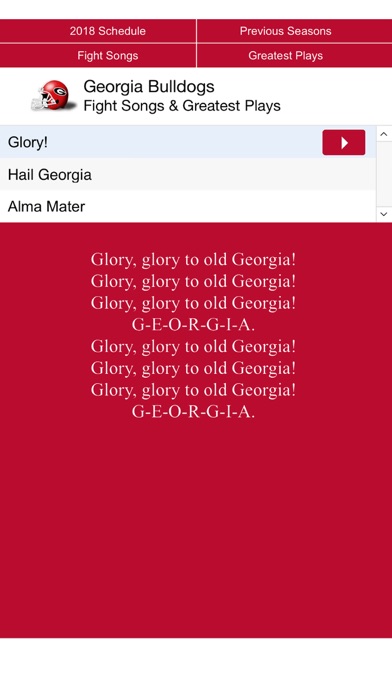 Georgia Football 1902-2018 screenshot 3