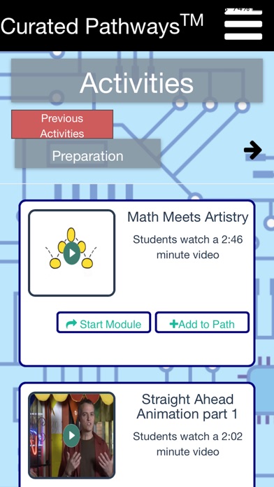 Curated Pathways screenshot 3