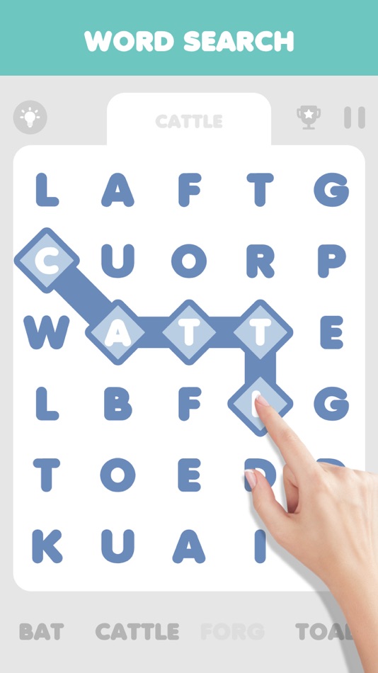 #1. Word Search Puzzles· (iOS) 由: 晓俊 王