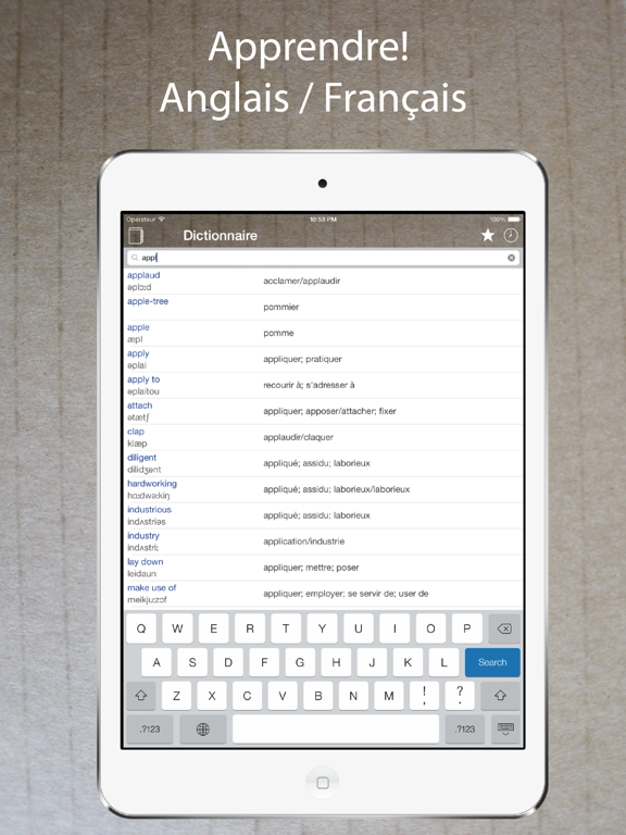 Screenshot #4 pour Dictionnaire Anglais Français.