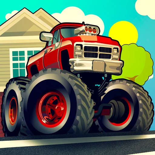 Big Monster Truck Derby driver iOS App