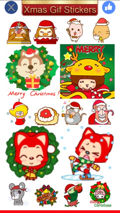 Xmas Gif-Christmas Gif Sticker iPhone screenshot 4 - Entertainment app