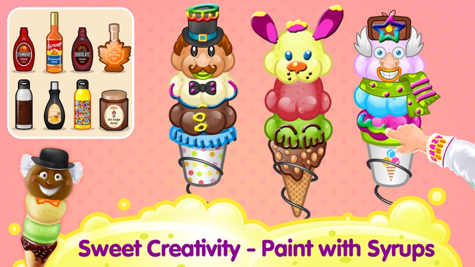 #4. Ice Cream D’Lite (iOS) 来自: Kids Fun Club by TabTale