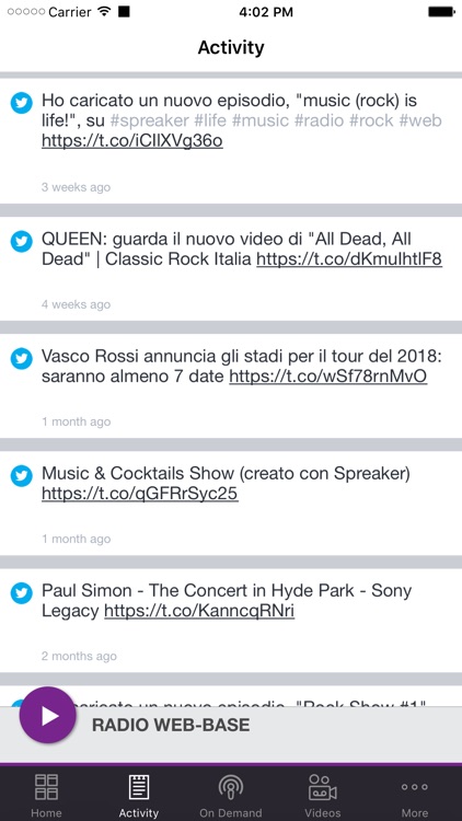 RADIO WEB-BASE