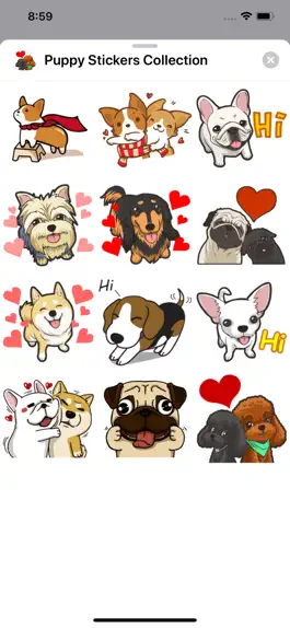 Game screenshot Puppy Stickers Collection mod apk