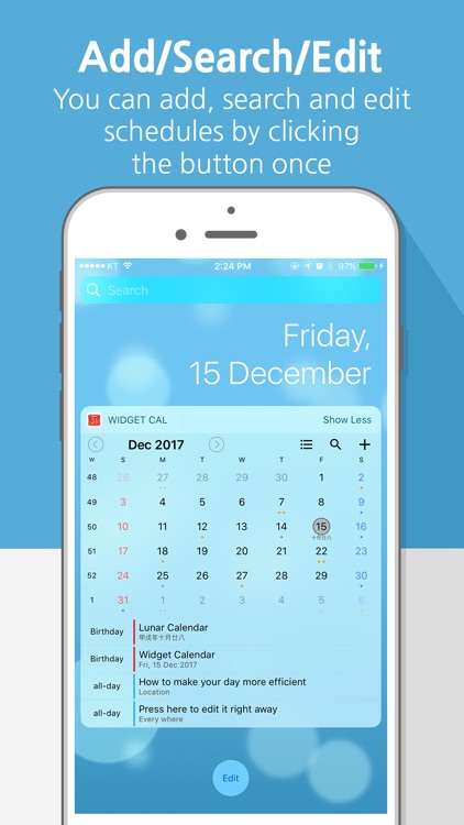 Widget Calendar : Easy&Simple screenshot-0