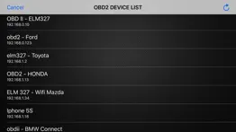 obd tracker - elm327 terminal iphone bildschirmfoto 2