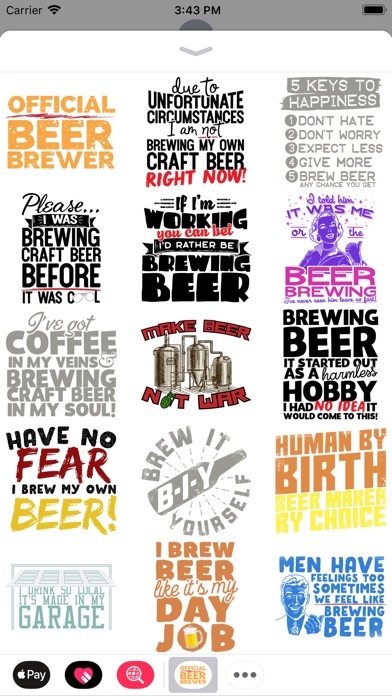 Beer Brewing Stickers screenshot 2