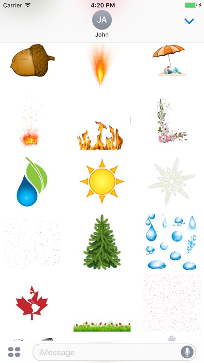 Best Nature In Colors iMessage