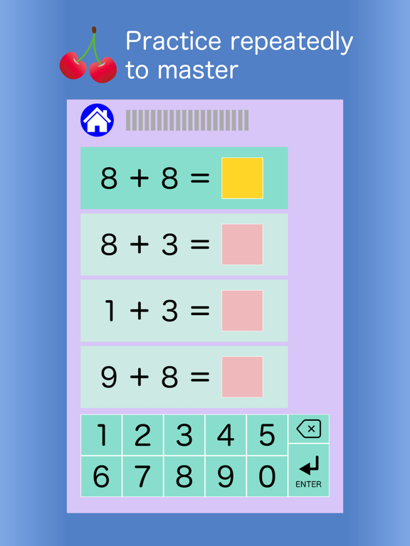 Screenshot #5 pour Cherry Calc:Mastering addition