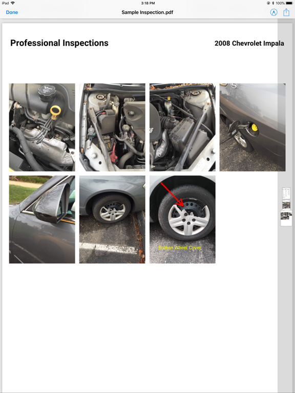 InspectARide iPad screenshot 9 - Business app