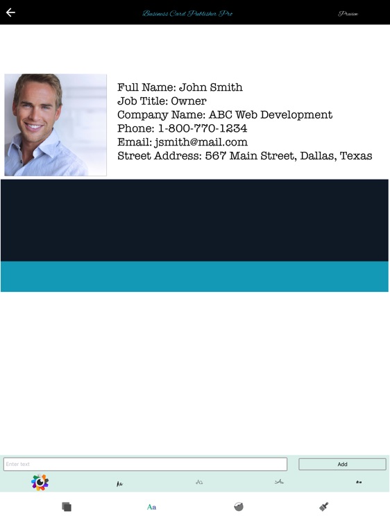 Business Card Publisher Pro