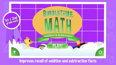 How to cancel & delete Bubbletime First Grade Math from iphone & ipad 1