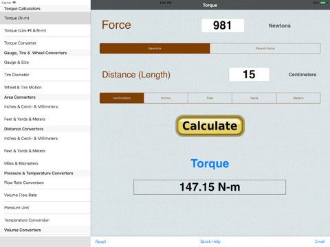 Torque Calculator, Units Convのおすすめ画像1