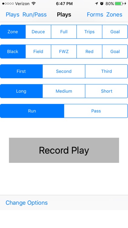 Football Play Call Tracker