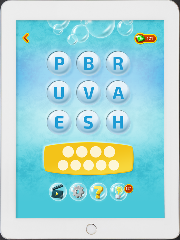 word bubbles game