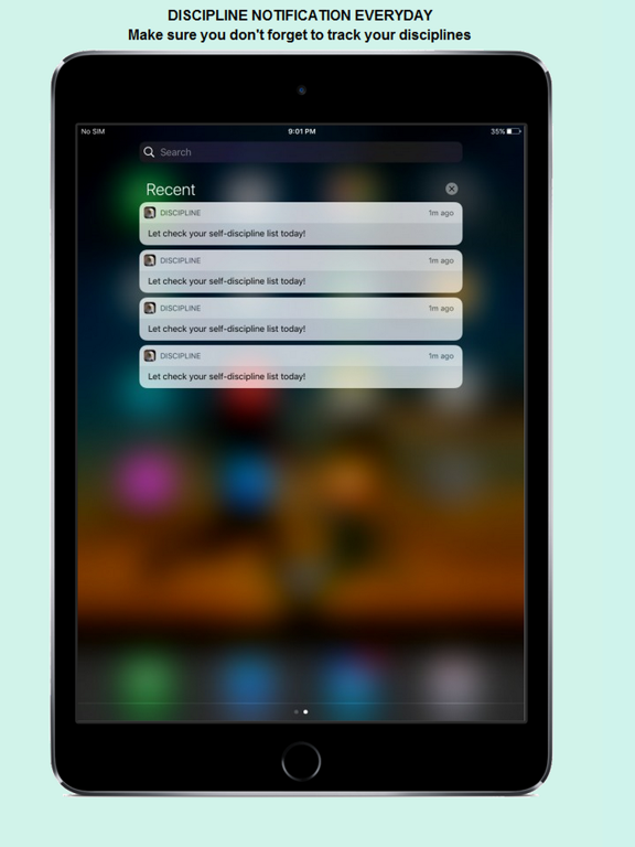 Self-discipline: build good habits,make happy life iPad screenshot 5 - Lifestyle app