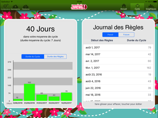 Screenshot #5 pour Calendrier Féminin HD (Period Tracker)