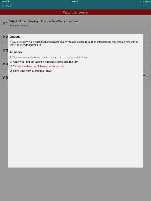 DMV Practice Test Pro iPad screenshot 6 - Education app
