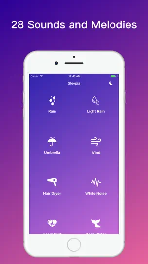 Capture d'écran de Sleep & Relax Sounds - Sleepia sur iPhone 1