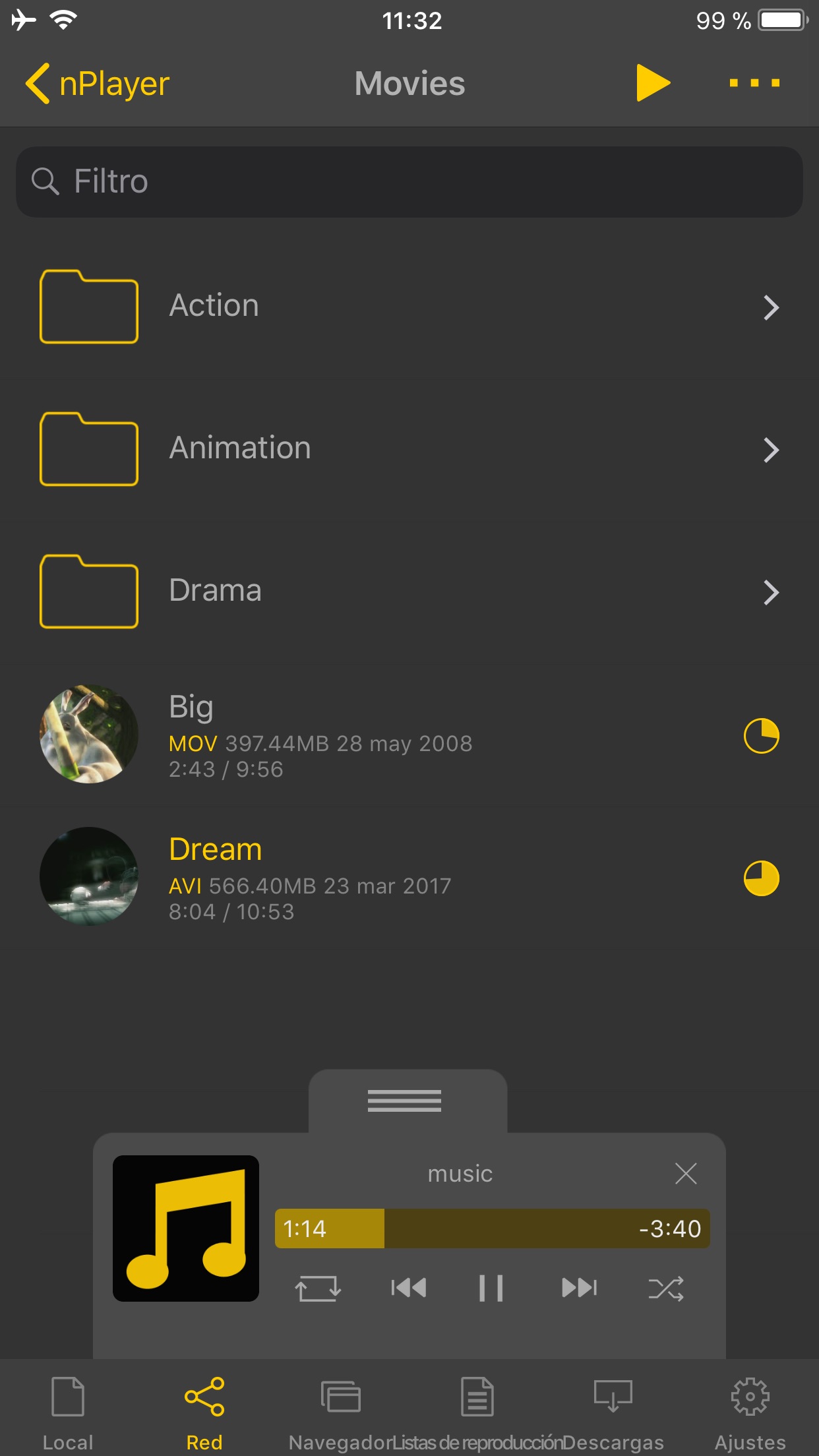 Screenshot 1 of nPlayer