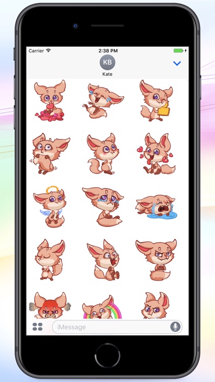 The Fennec Fox! Stickers